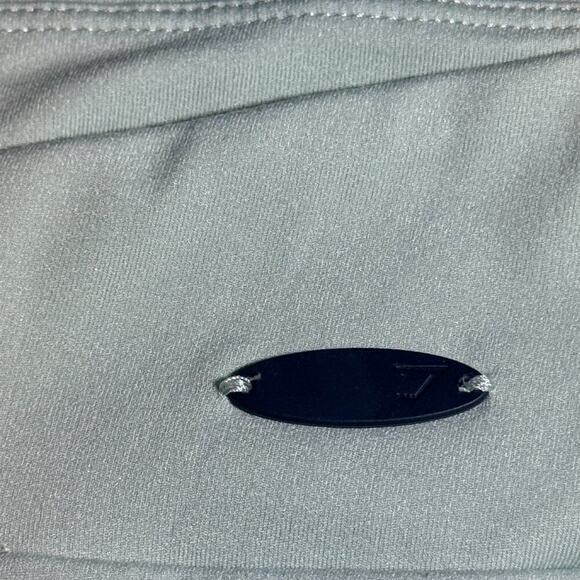 Gymshark Leggings Women’s Size Large Seafoam Green Criss Cross Waist Cutout - Picture 2 of 8